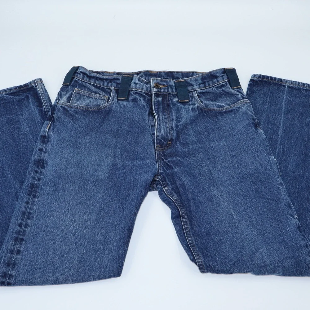Kitanica Mens Tactical Denim Jeans Made in USA Dark Wash Straight Leg Size 36x30